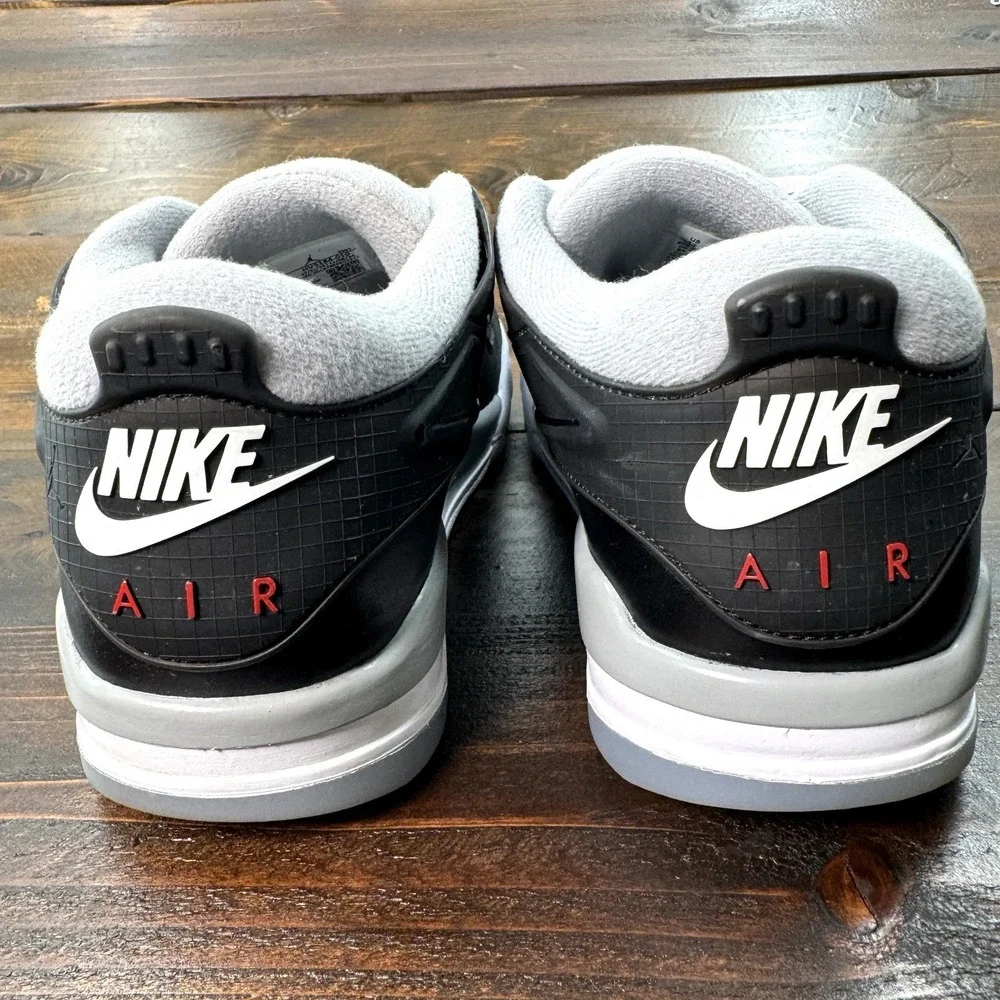 Nike Air Jordan 4 RM Black Metallic Jumpman Sneakers Men's Size US 12 EUR 46 - Picture 9 of 16